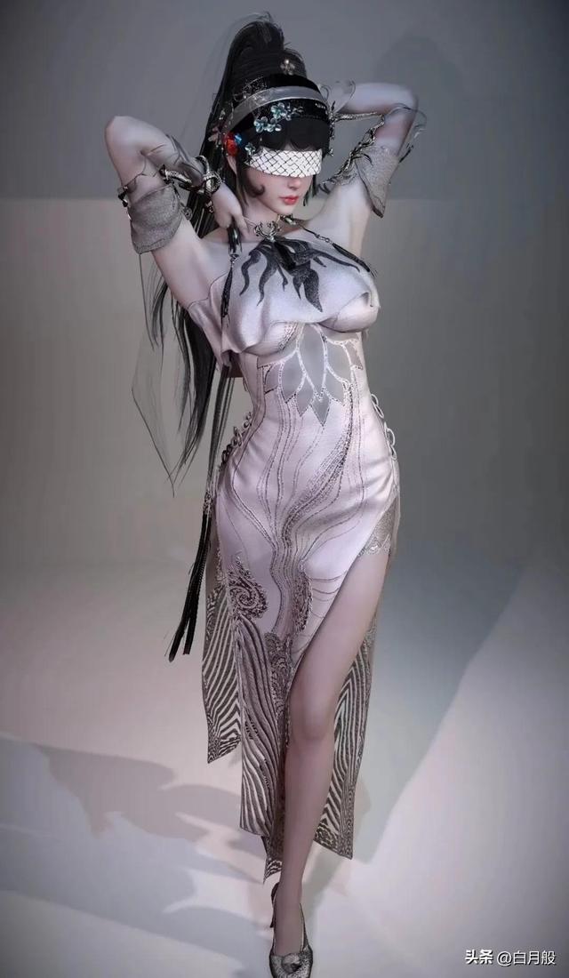 3D建模美女插畫