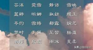 女孩子的英文名字(100個(gè)霓裳羽衣的女孩名，剛出生的寶寶必備寶典)
