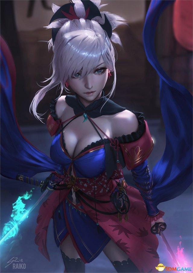 國(guó)外大觸繪美女同人圖！奶挺姐2B黑百合性感撩人