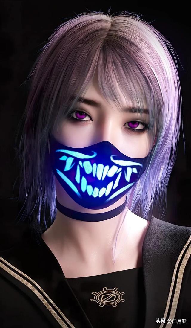 3D建模美女插畫