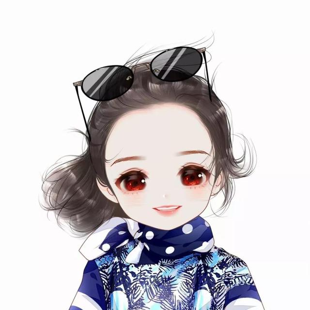 好運(yùn)滿滿的卡通女生微信頭像，換上更顯可愛喔