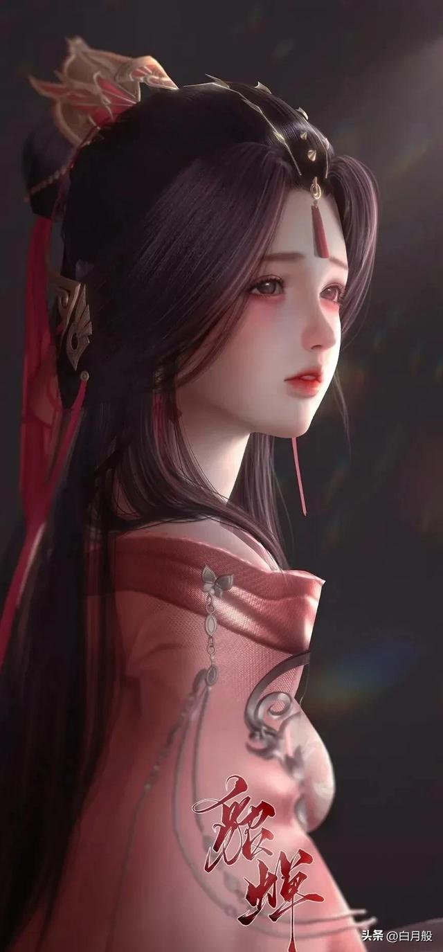 3D建模美女插畫