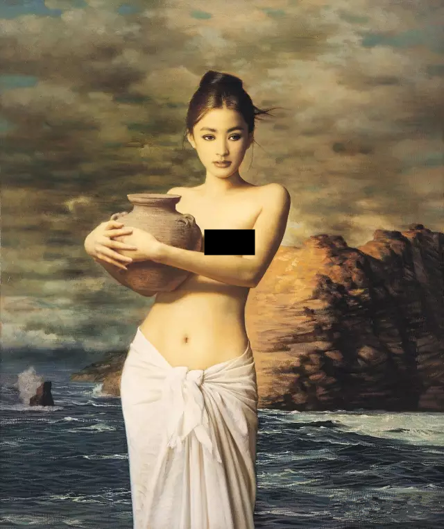 他畫了幅“裸女圖”,因太美被盜上千萬次,有人強行給它穿上衣服