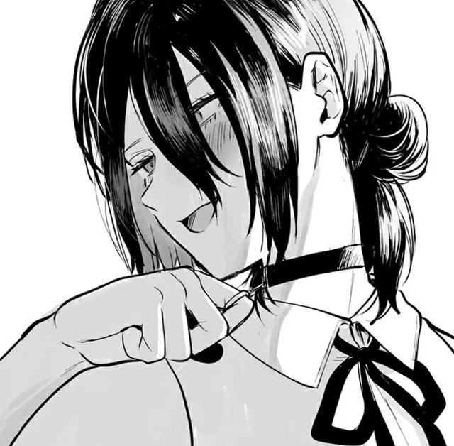 黑白動(dòng)漫女頭高清頭像圖