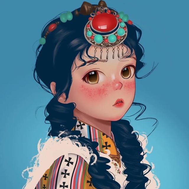 個性漂亮的女生頭像