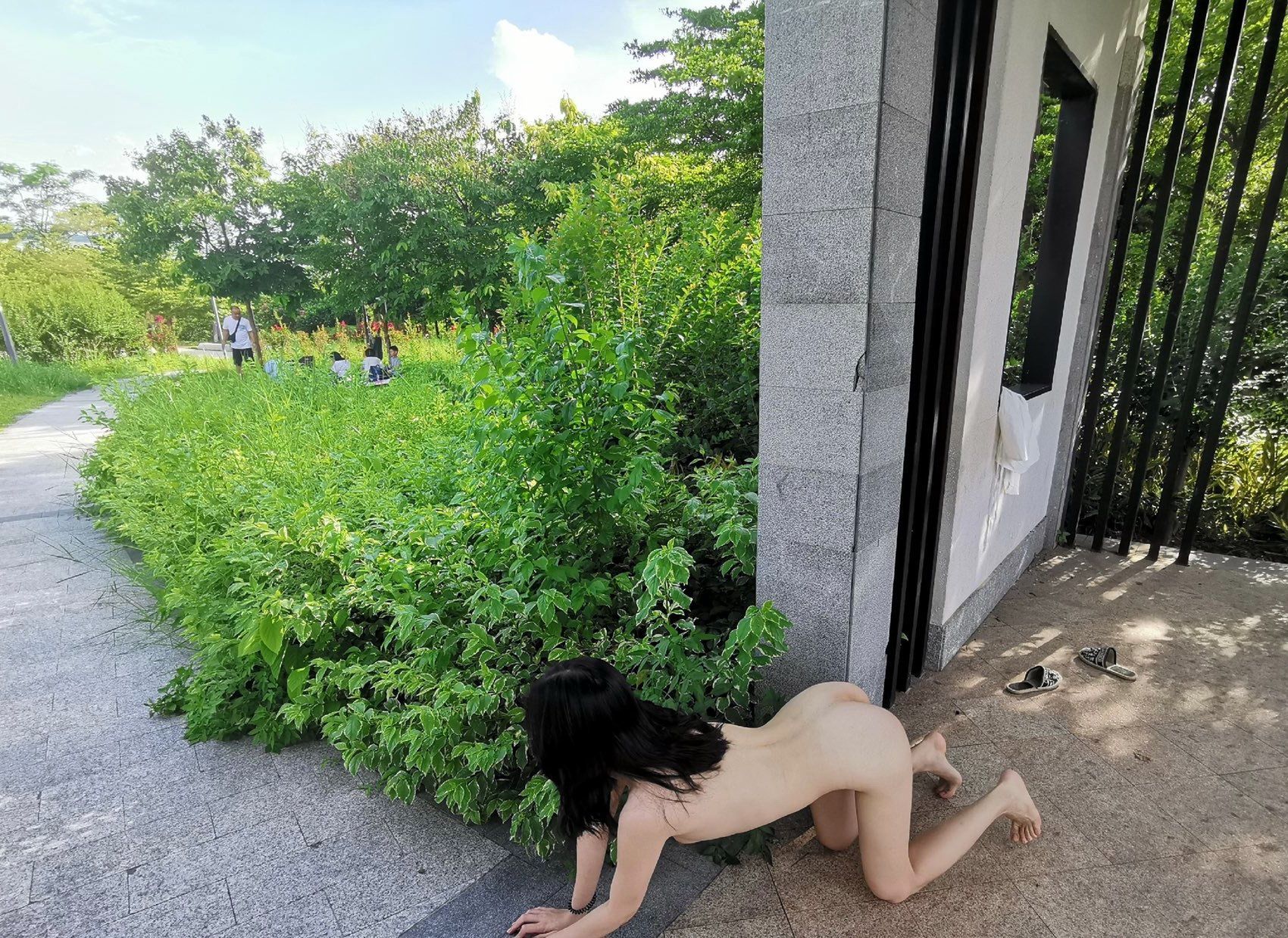 露出的真膽大