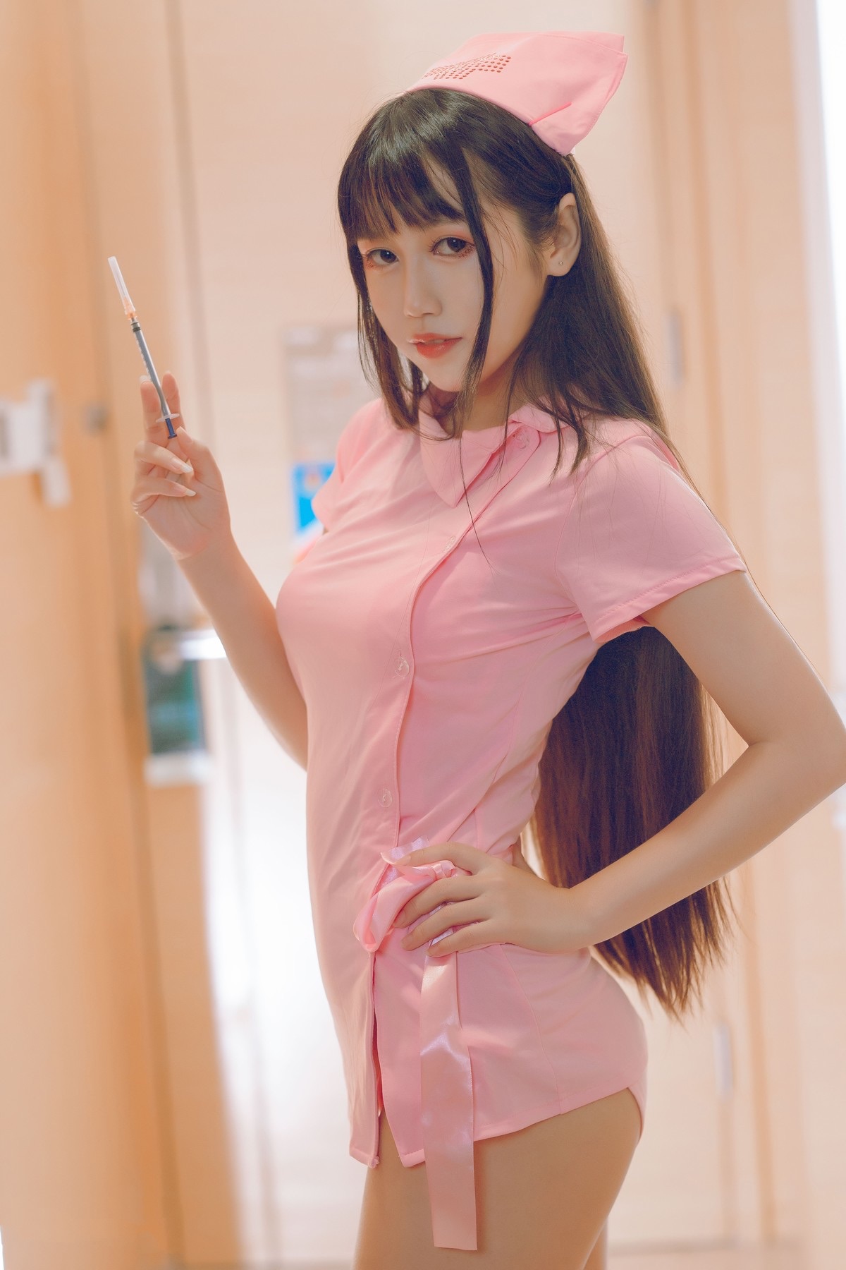 Cosplay 粉紅護(hù)士