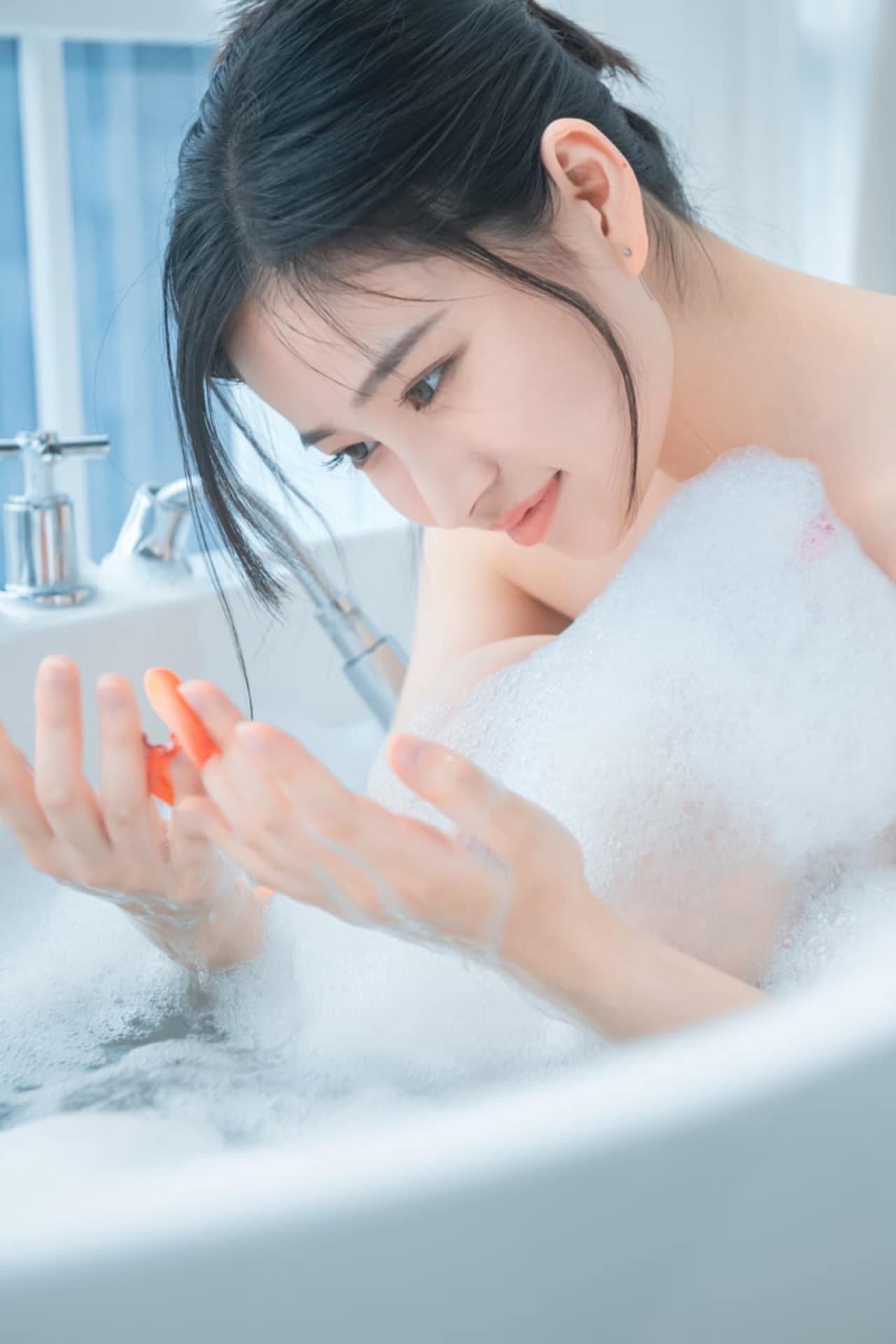 愛心的泡泡 圓圓的
