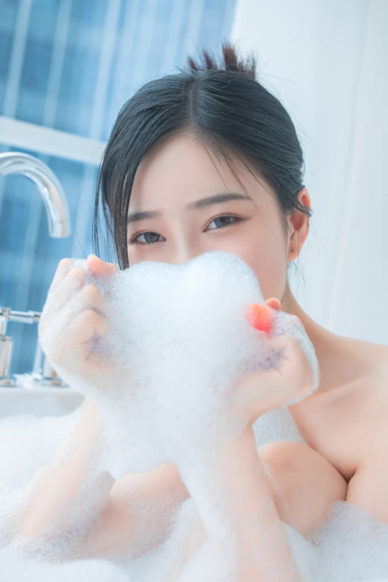 愛心的泡泡 圓圓的