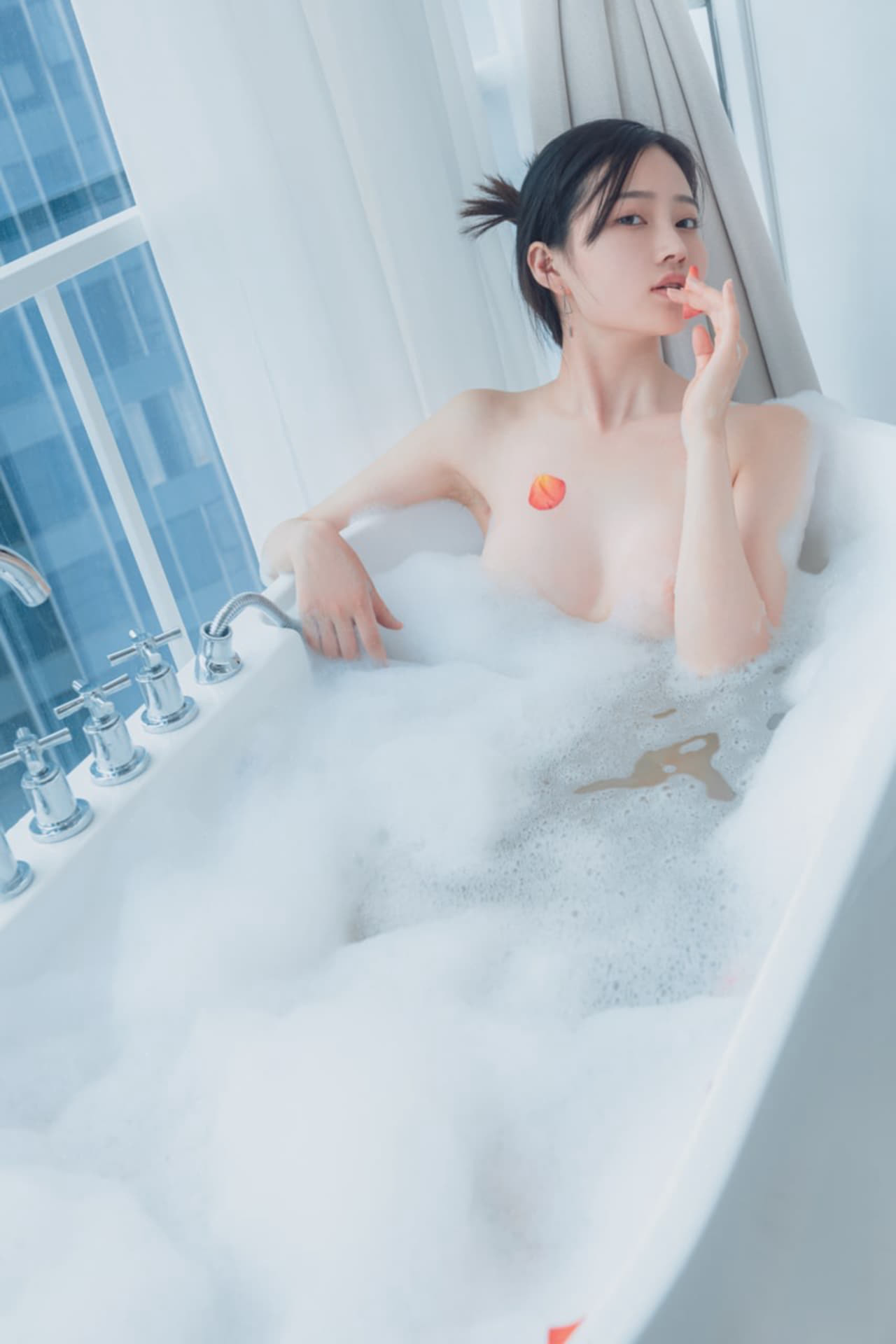 愛心的泡泡 圓圓的