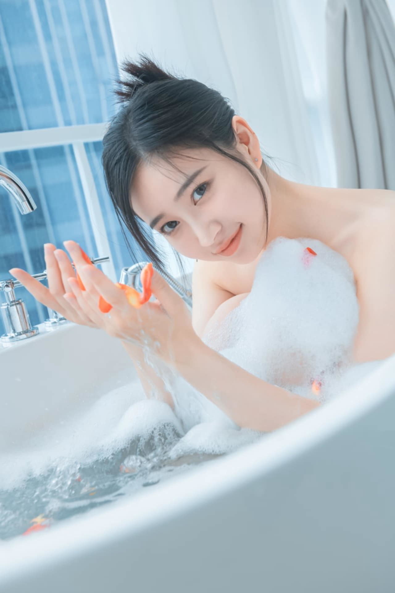 愛心的泡泡 圓圓的