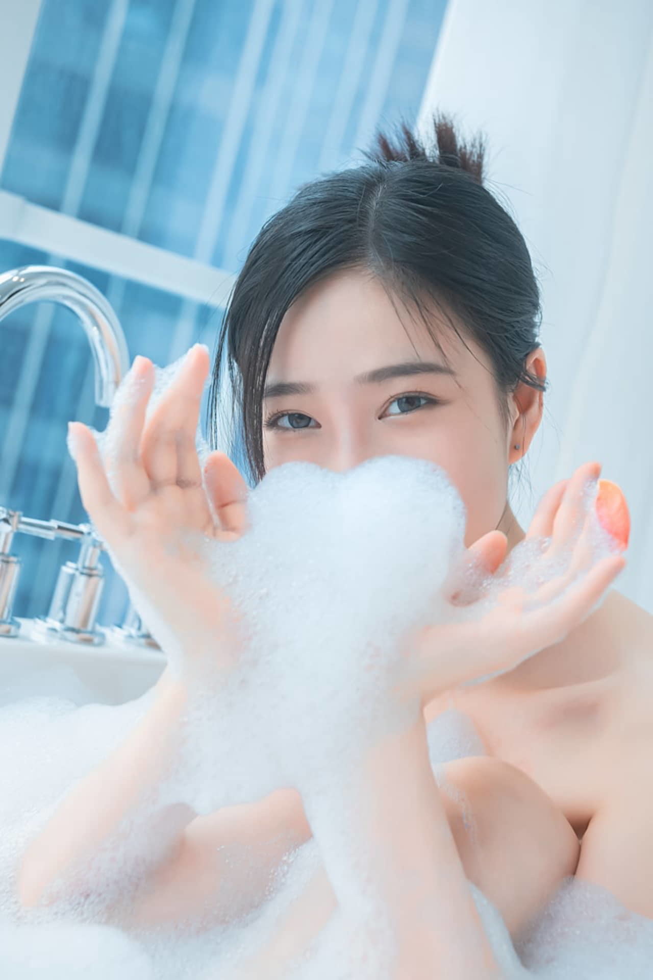 愛心的泡泡 圓圓的