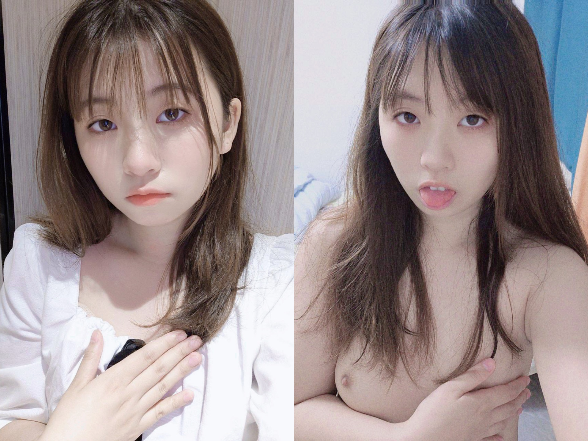 露臉反差婊，清純少女VS淫蕩母狗