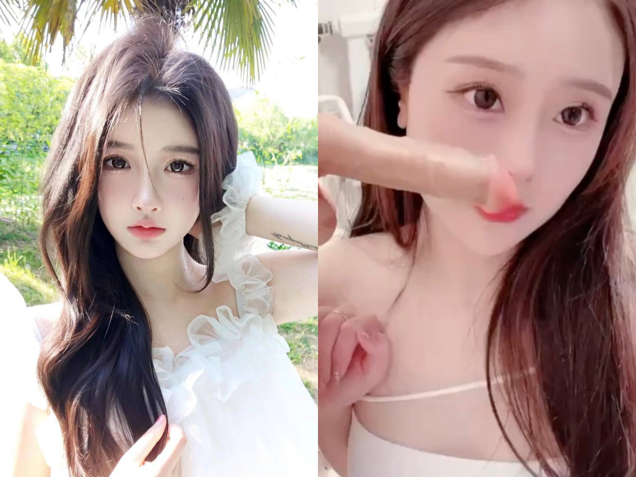 露臉反差婊，清純少女VS淫蕩母狗