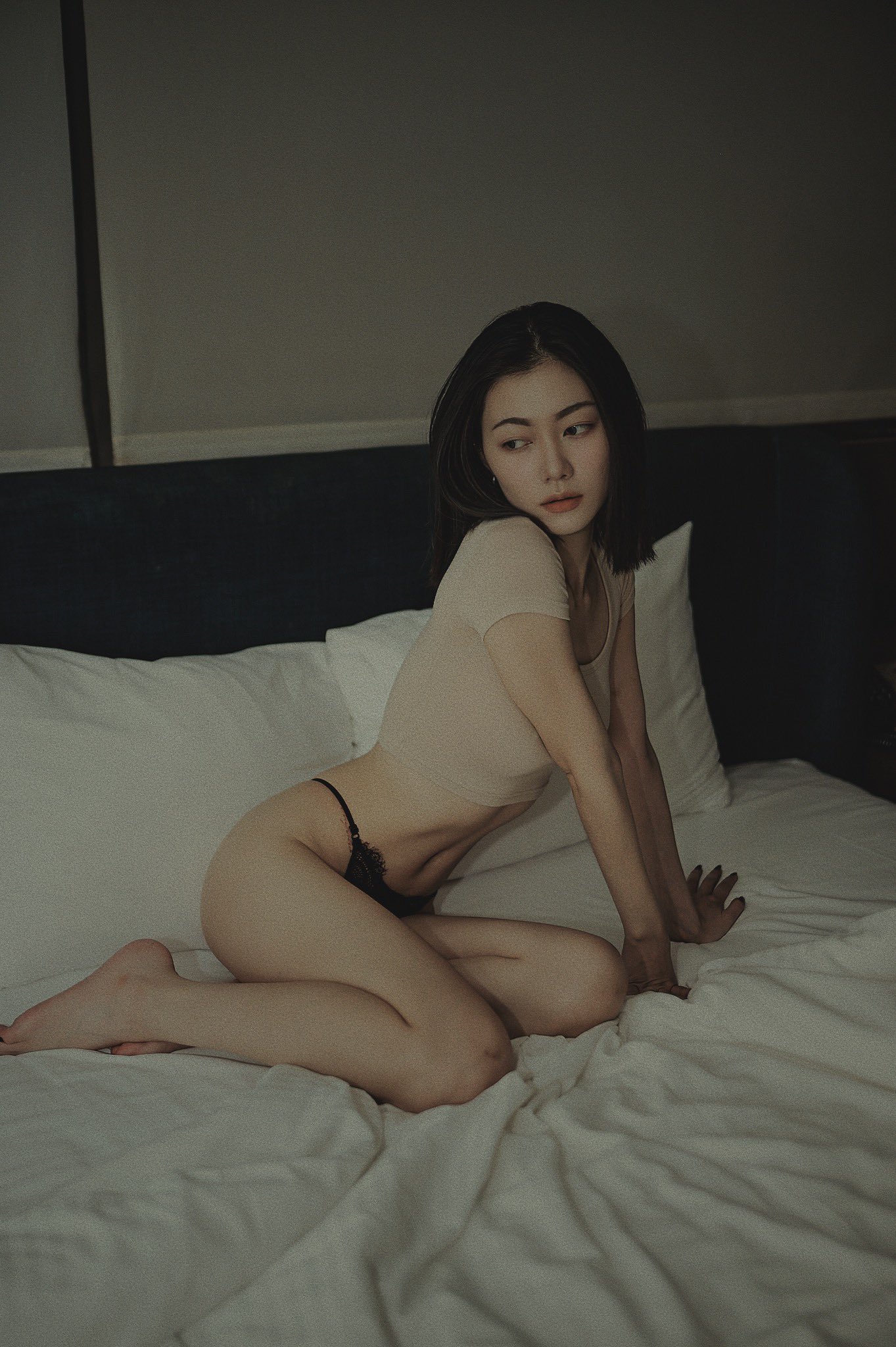 [美圖分享]灣灣的一個模特,瘦馬大燈